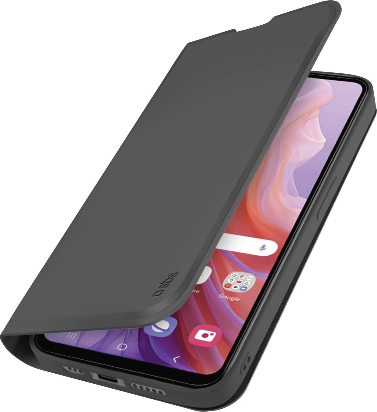 sbs mobile Flip Cover Motorola Motorola E14 Schwarz TEWALMOE14K