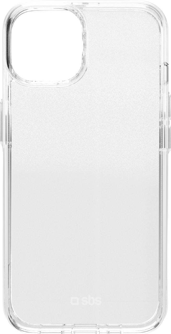 Transparente Handyhülle für ein Smartphone mit Kameraausschnitt in der oberen Ecke.
