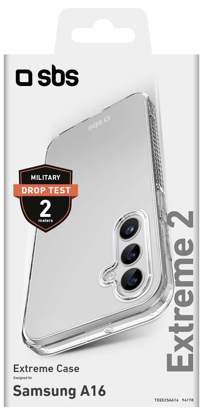 sbs mobile Cover Samsung Galaxy A16 Transparent Stoßfest TEEX2SAA16-1