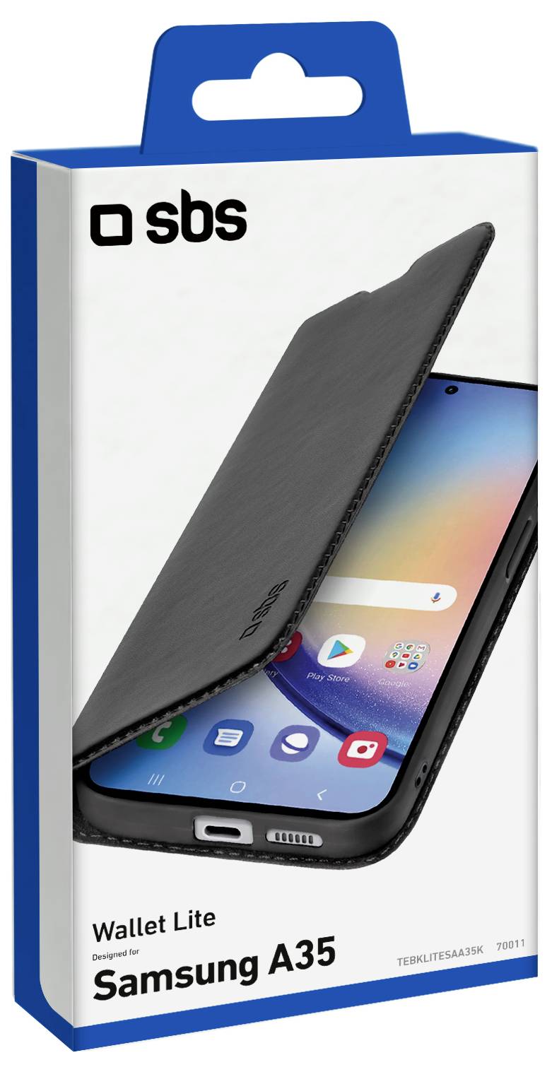 sbs mobile Flip Cover Samsung Galaxy A35 Schwarz TEBKLITESAA35K-1