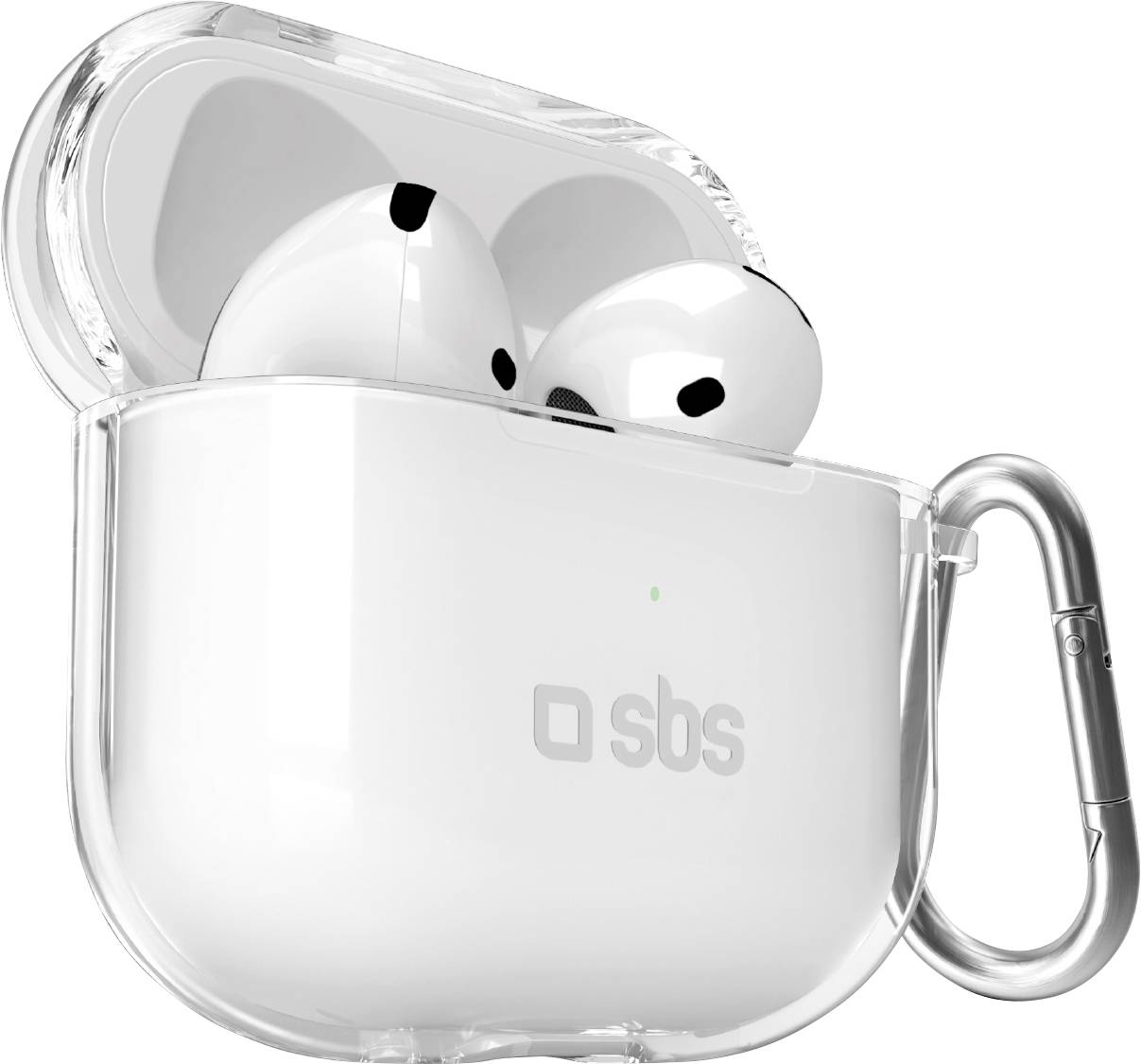 sbs mobile Kabelloses Ladecase für AirPods Transparent