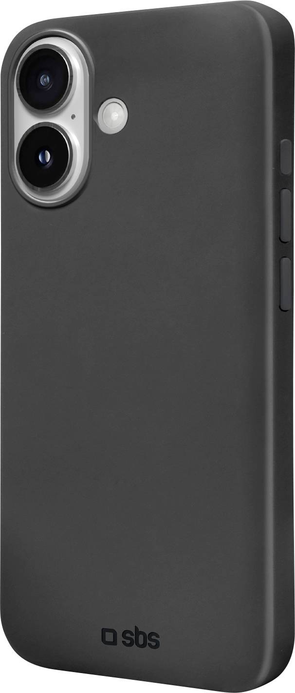 Ein elegantes, schwarzes Smartphone-Schutzhülle mit präzisen Ausschnitten für die Kameraobjektive und Tasten, mit minimalistische Gestaltung.