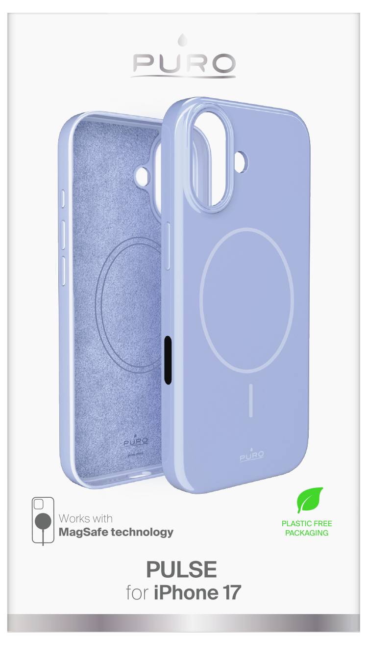„Instinct Case entworfen für iPhone 16 Plus" Verpackung gezeigt, mit einer schwarzen Handyhülle mit dualen Kameraausschnitten in einer Hängepräsentation.