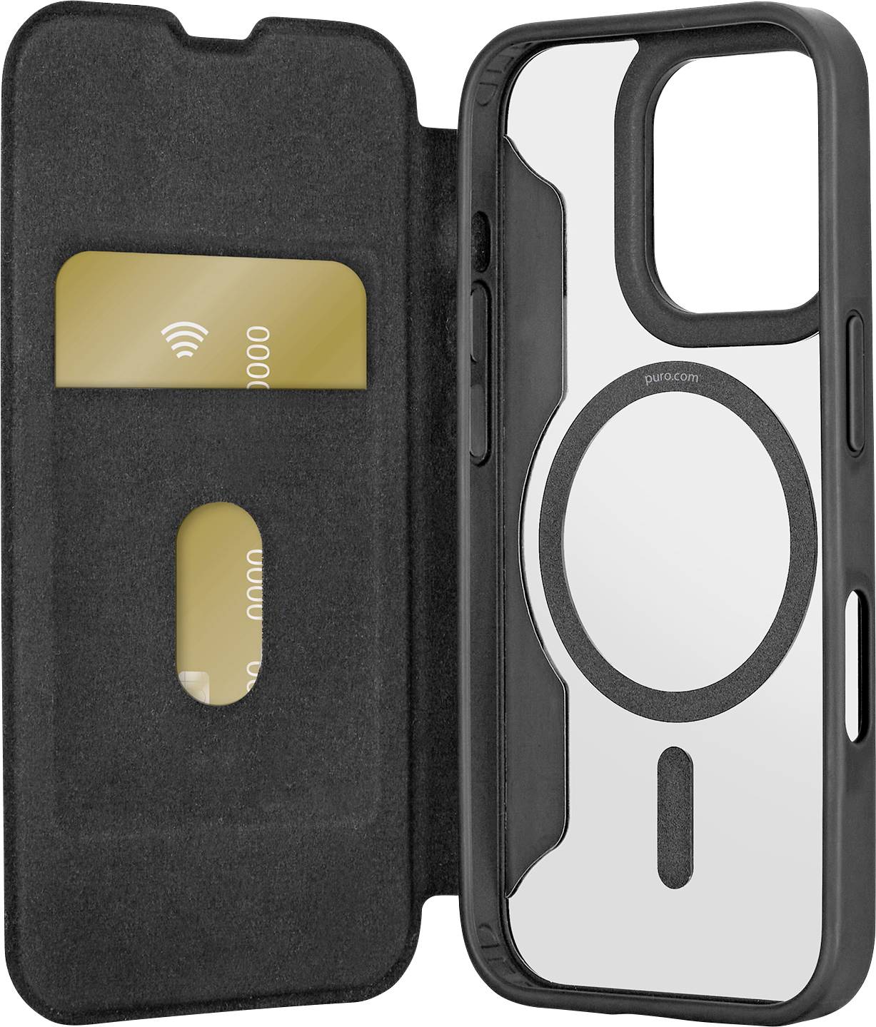 sbs mobile Flip Cover Apple iPhone 16 Pro Schwarz PUIPC16P61BKMAGBLK