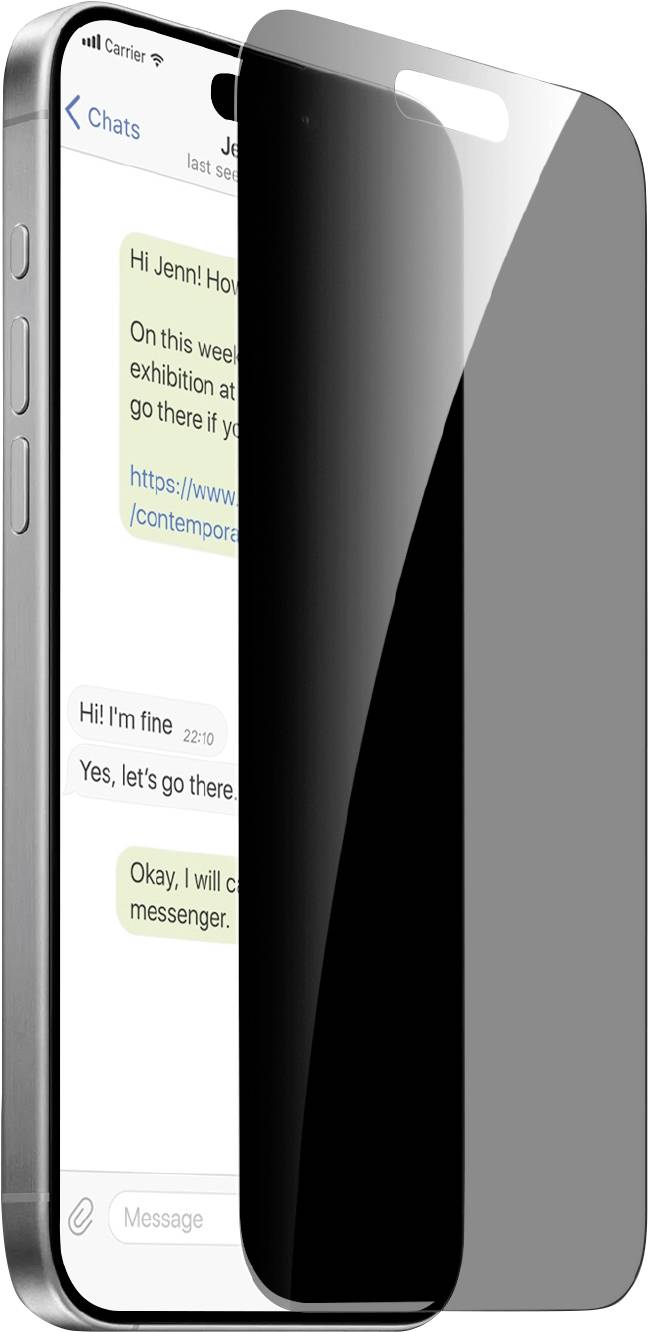 sbs mobile Displayschutzglas sbs mobile iPhone 16 Pro Max 1 St. Seitlicher Blickschutz PUSDGPRIPHONE16P67
