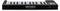 Arturia MIDI-Keyboard mit schwarzem Gehäuse, weißen Tasten, Pitch-/Modulationsreglern und Audioausgang, beschriftet mit „Die Klangentdecker".