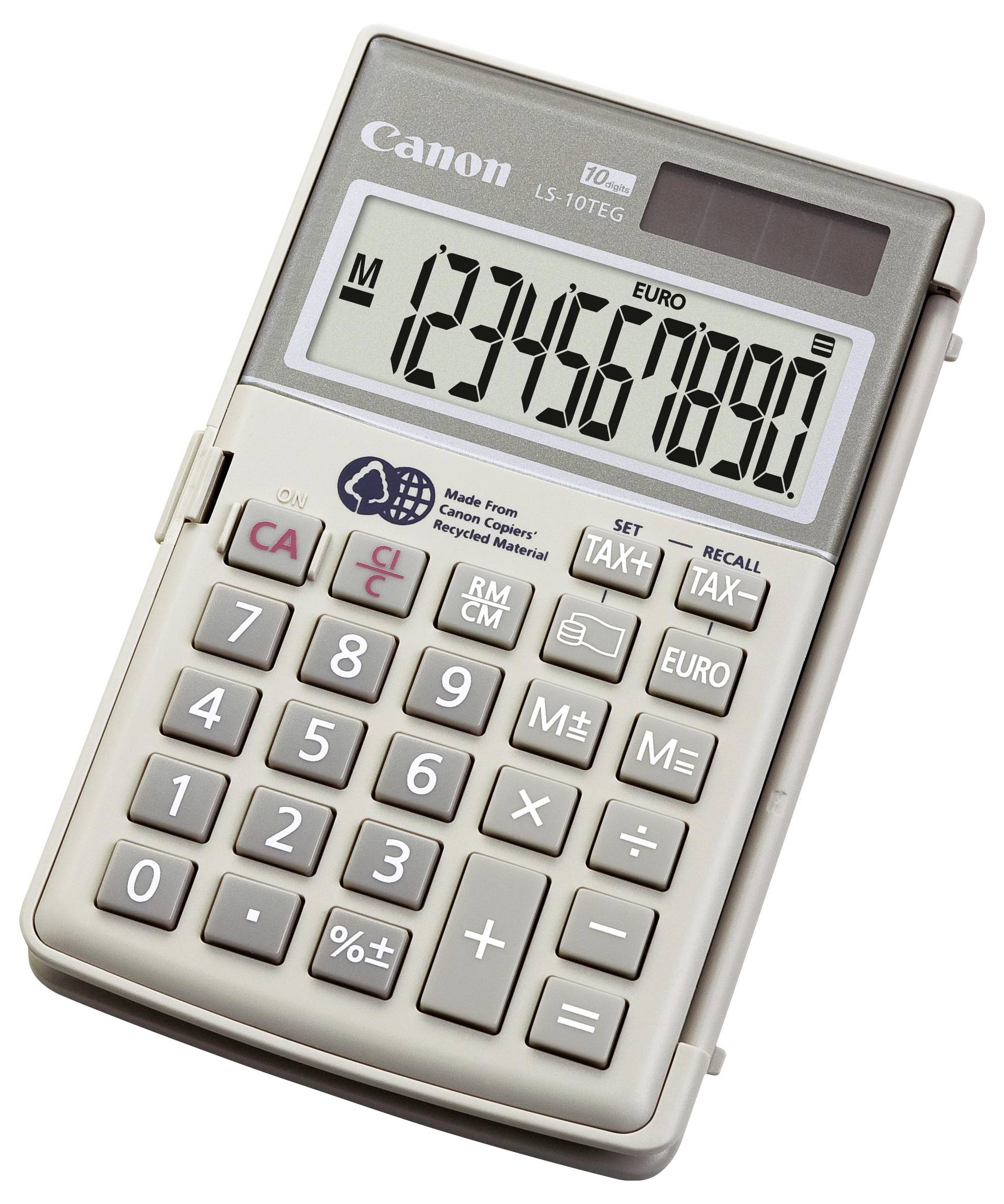 Canon Taschenrechner LS-10 TEG Taschenrechner Grau (L x B x H) 122 x 78 x 14 mm-2
