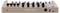 Ein kompaktes MIDI-Keyboard-Controller mit 25 Tasten, mehreren Kontrollreglern und Anschlüssen, mit der Marke 'Arturia'.