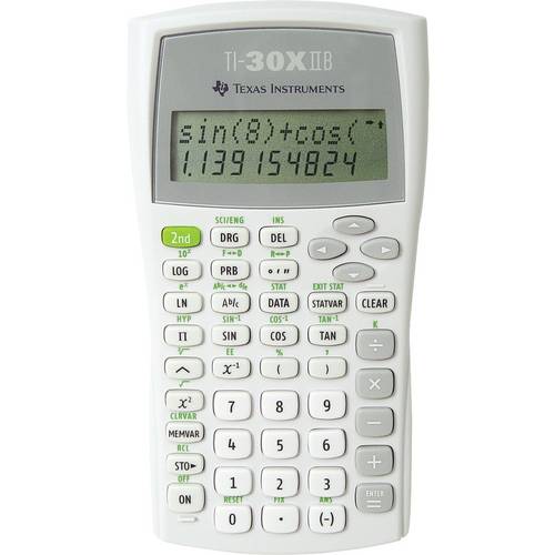 Texas Instruments Schulrechner TI-30 X II B Schulrechner Grau