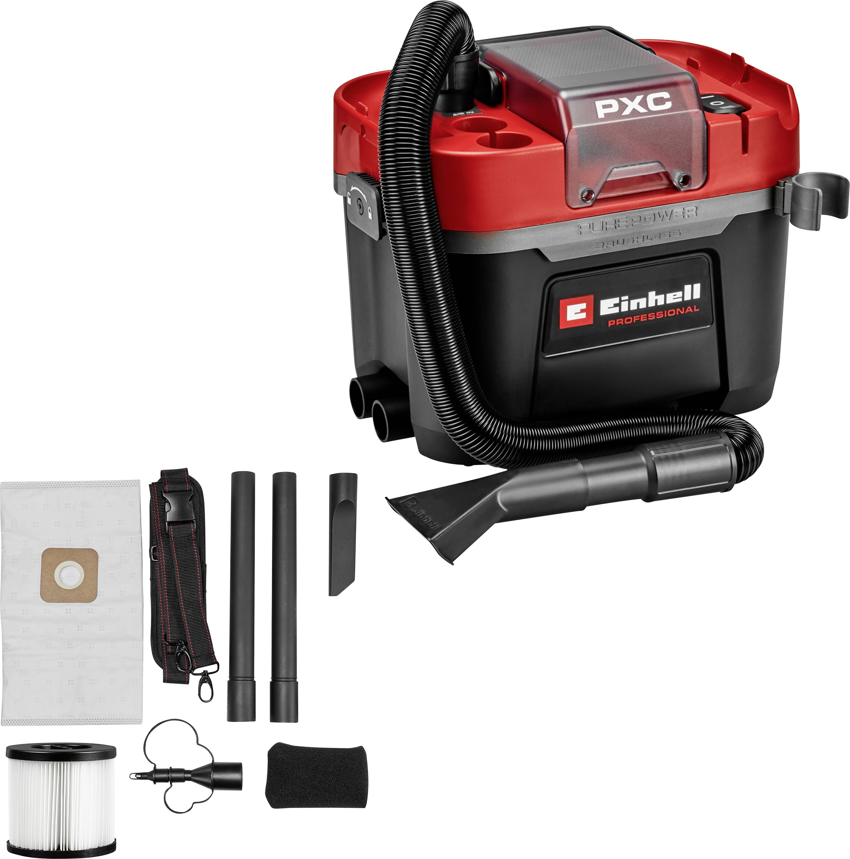 Einhell Professional TP-VC 18/10 Li BL L-Solo 2347155 Akku-Nass-/Trockensauger 10 l Staubklasse L zertifiziert