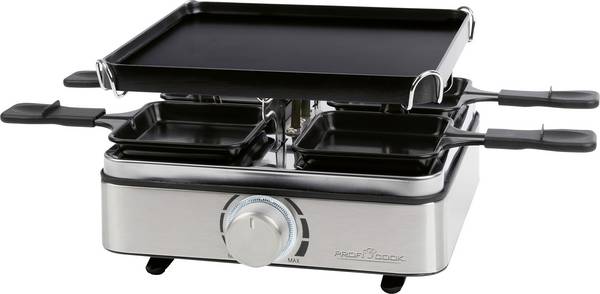 PROFI COOK Raclette-Grill PC-RG 1301, für 4 Personen