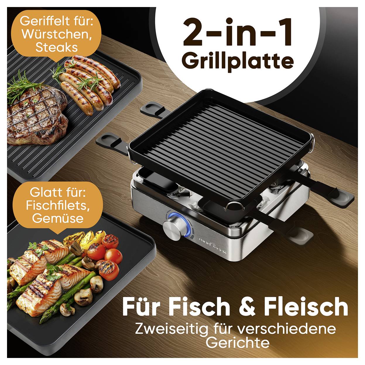 PROFI COOK Raclette-Grill PC-RG 1301, für 4 Personen-6