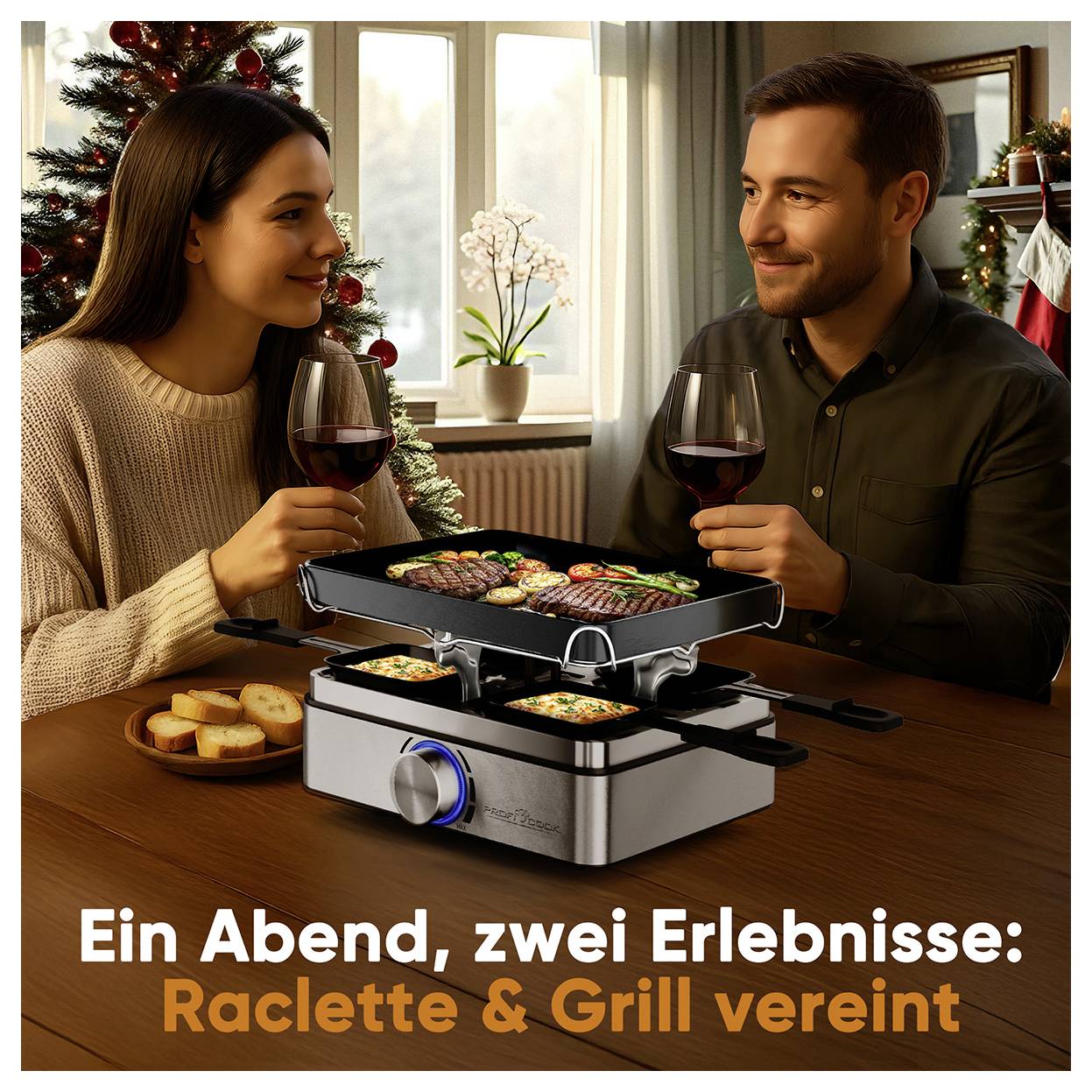 PROFI COOK Raclette-Grill PC-RG 1301, für 4 Personen-11