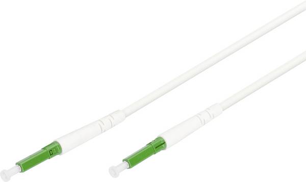 Digitus DK-3901LCA-50 Glasfaser LWL, Glasfaser Anschlusskabel 50 m Weiß, Grün [1x LC APC-Stecker - 1x LC APC-Stecker] 9/125 µ Singlemode