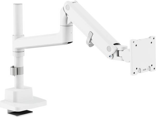 Digitus DIGITUS - Single Monitorhalterung, 57", 27 kg Monitor-Tischhalterung 1 Display(s) 144,8 cm (57") Weiß Drehbar, Neigbar, Rotierbar, Schwenkbar