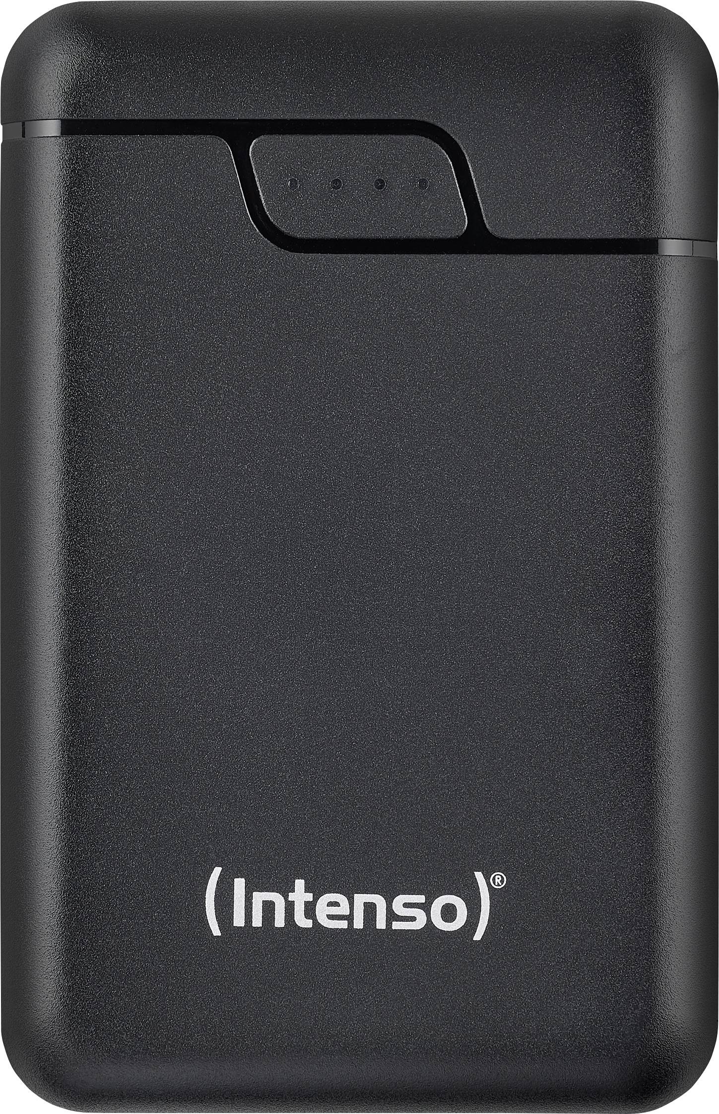 Intenso Intenso Power Bank B10000 black Powerbank 10000 mAh Li-Ion USB-A, USB-C® Schwarz