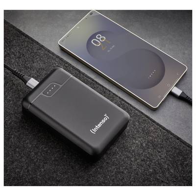 Intenso Intenso Power Bank B10000 black Powerbank 10000 mAh Li-Ion USB-A, USB-C® Schwarz Statusanzeige-7