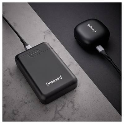 Intenso Intenso Power Bank B10000 black Powerbank 10000 mAh Li-Ion USB-A, USB-C® Schwarz Statusanzeige-8