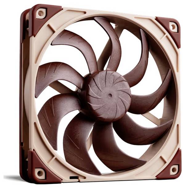 Noctua NOCTUA Lüfter 140*140*25 NF-A14X25 G2 PW PC-Gehäuse-Lüfter Beige, Braun (B x H x T) 140 x 140 x 25 mm