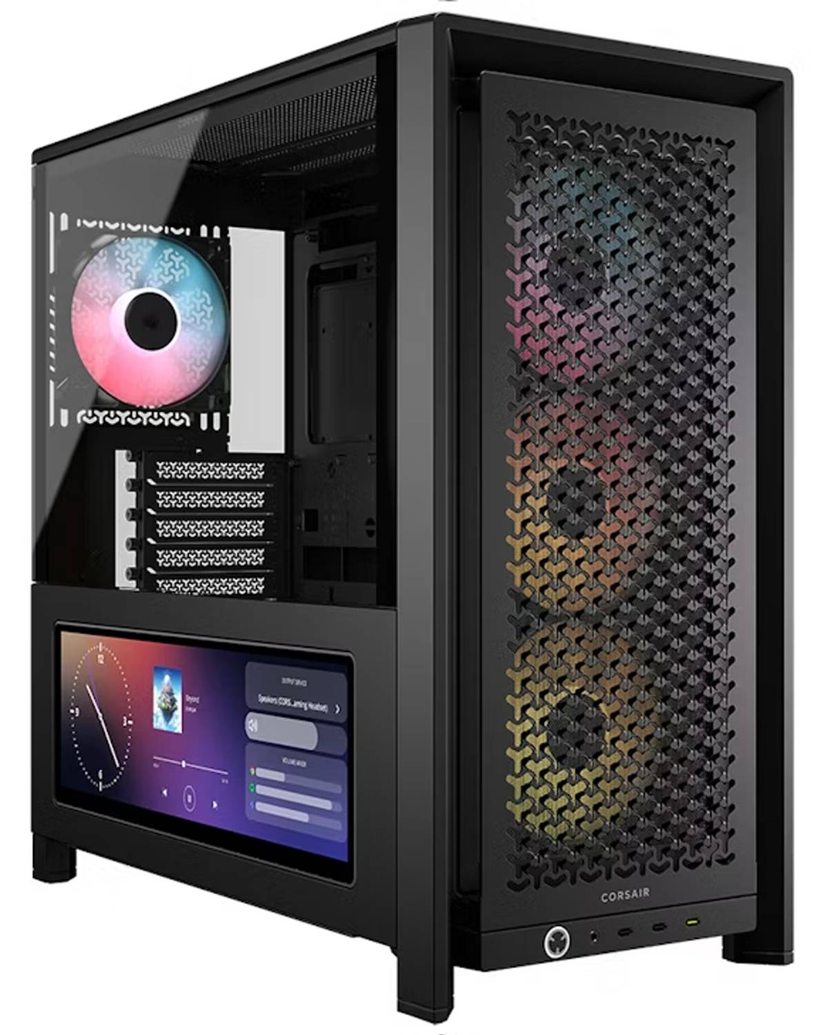 Corsair FRAME 4000D LCD RS ARGB Midi-Tower PC-Gehäuse Schwarz