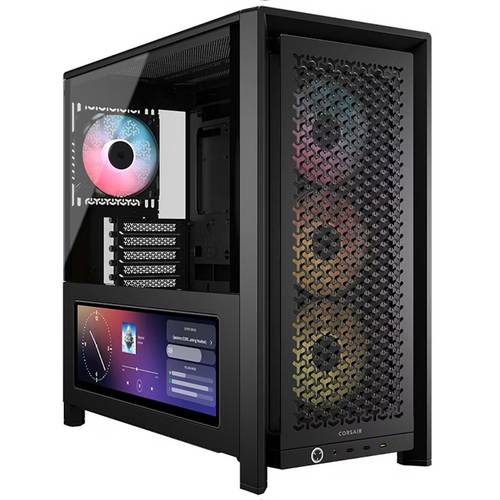 Corsair FRAME 4000D LCD RS ARGB Midi-Tower PC-Gehäuse Schwarz