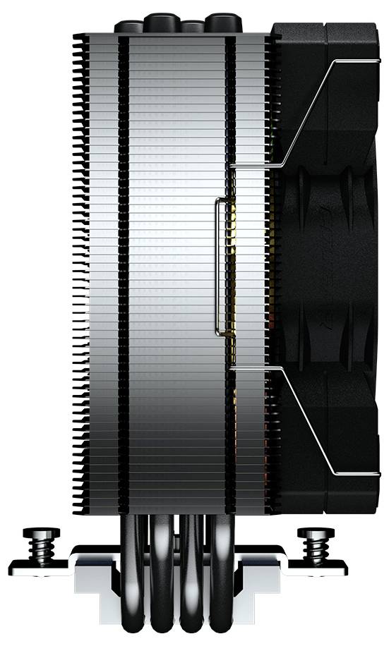 Cougar FORZA 50 ARGB CPU-Kühler mit Lüfter AMD® AM2, AMD® AM2+, AMD® AM3, AMD® AM3+, AMD® AM4, AMD® AM5, AMD® FM1, AMD® -3