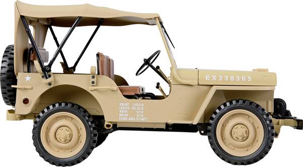 Amewi Jeep Willys MB Scale Crawler Brushed 1:14 RC Modellauto Elektro Crawler Allradantrieb (4WD) RtR 2,4 GHz