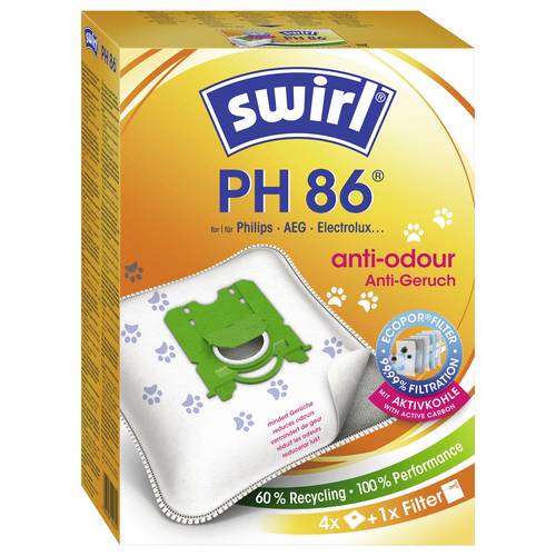 Swirl PH 86/96 XL Vorteilspack EcoPor® Staubsaugerbeutel 8 St.