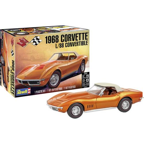 Revell 14572 68 Corvette L-88 Roadster Automodell Bausatz 1:25