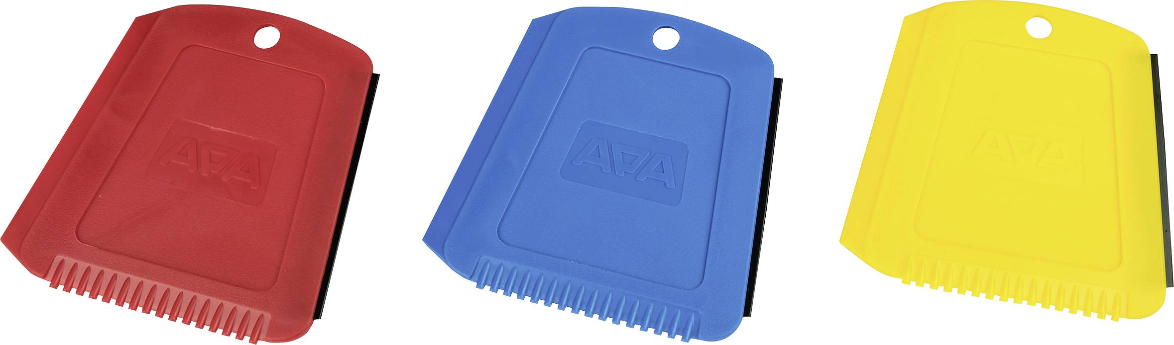 APA Kunststoff, Gummi Eiskratzer Gummi-Abstreiflippe (L x B x H) 5 x 120 x 120 mm Pkw, SUV, Wohnmobile, Van farbig sorti...