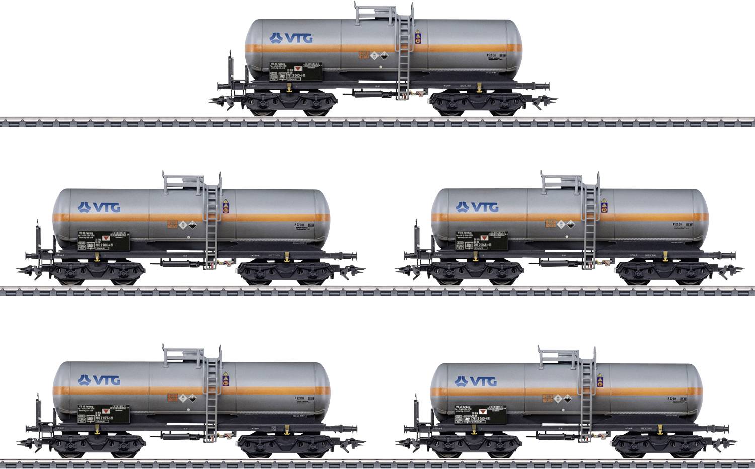 Thumbnail - Märklin 046465 H0 Kesselwagen-Set VTG, MHI