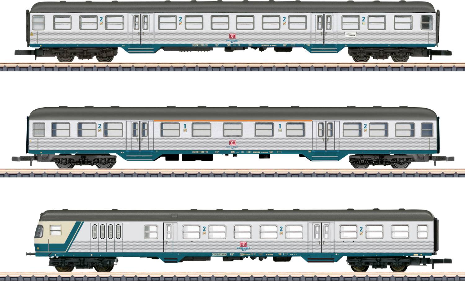 Märklin 087183 Z Wagenset Karlsruher Kopf der DB AG Karlsruher Kopf