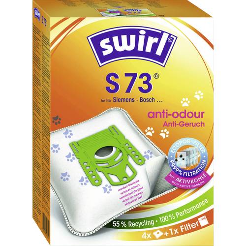 Thumbnail - Swirl S 73 EcoPor Anti Odour Staubsaugerbeutel 4 St.