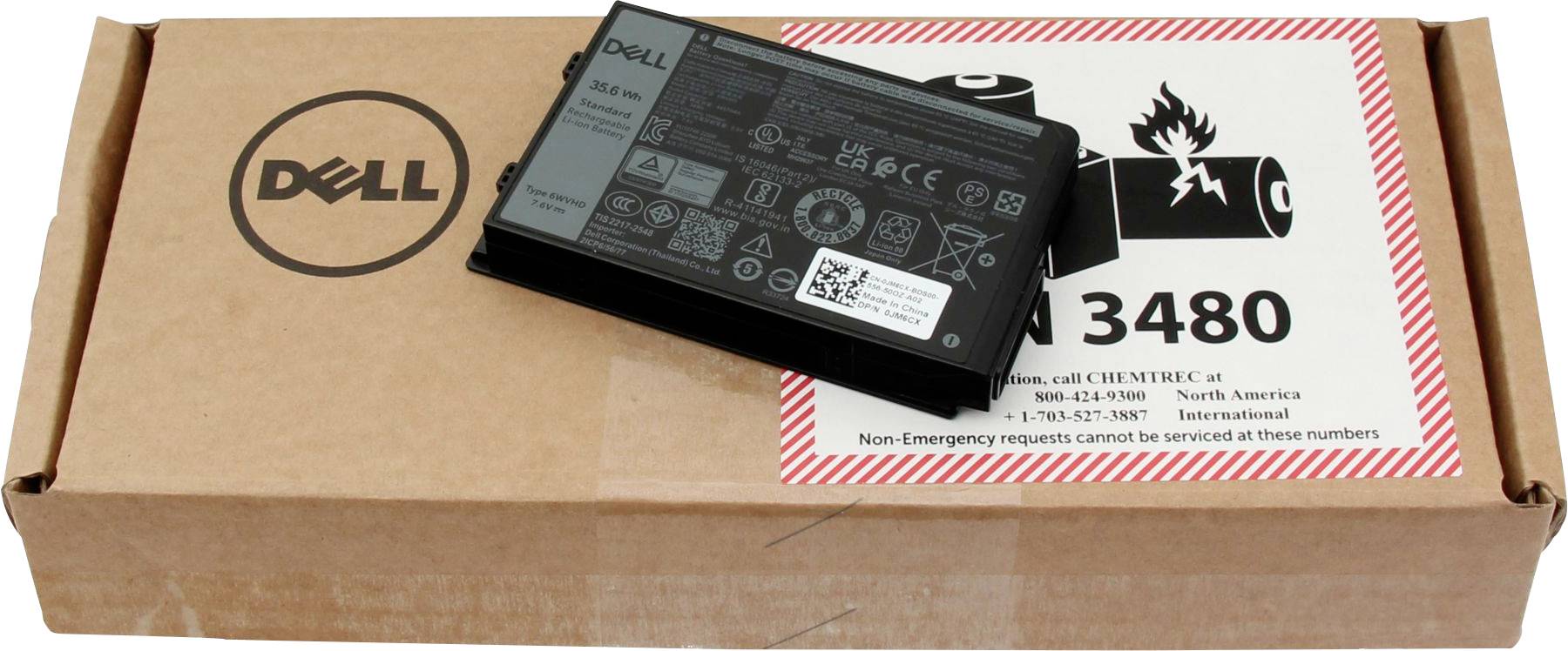 Dell Notebook-Akku Akku 451-BCZJ 7.60 V 4457 mAh Dell