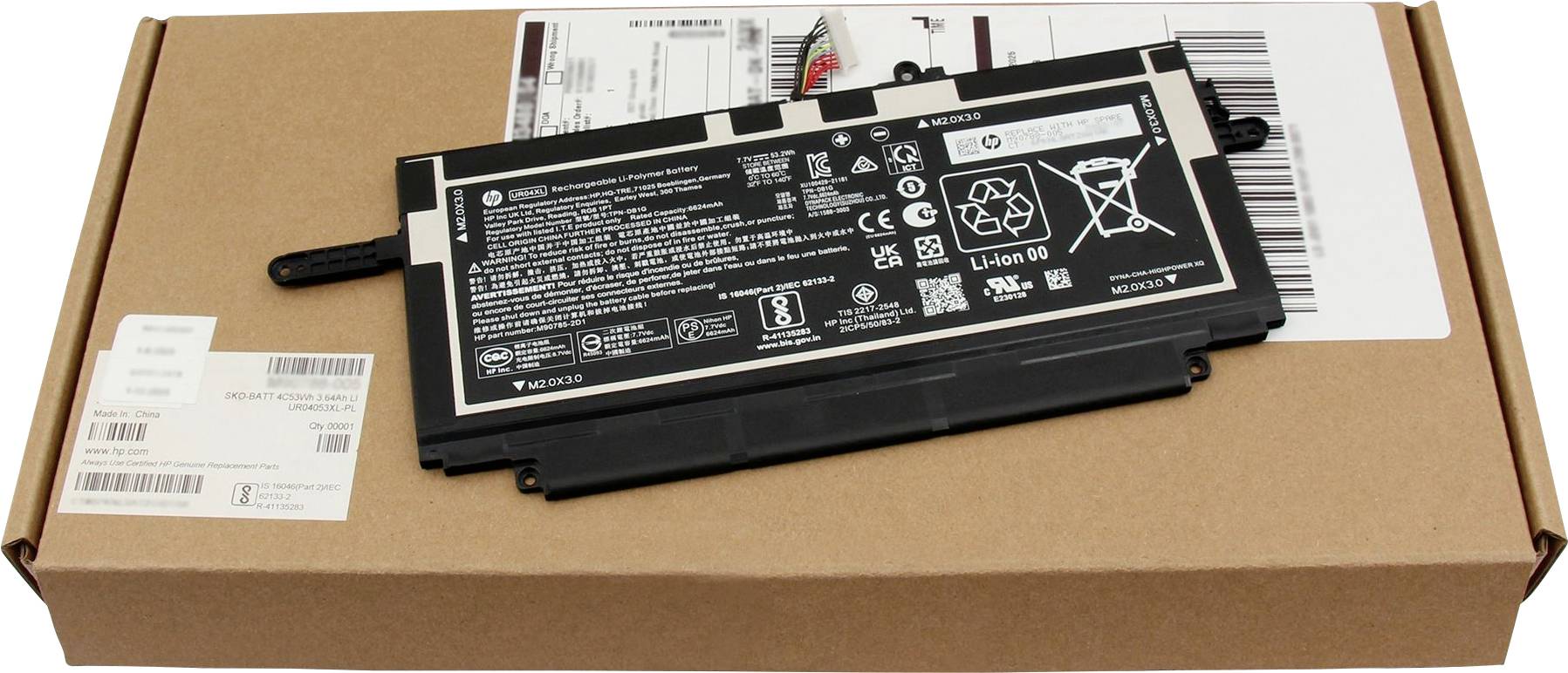 HP Notebook-Akku Akku M90788-005 7.70 V 3640 mAh HP