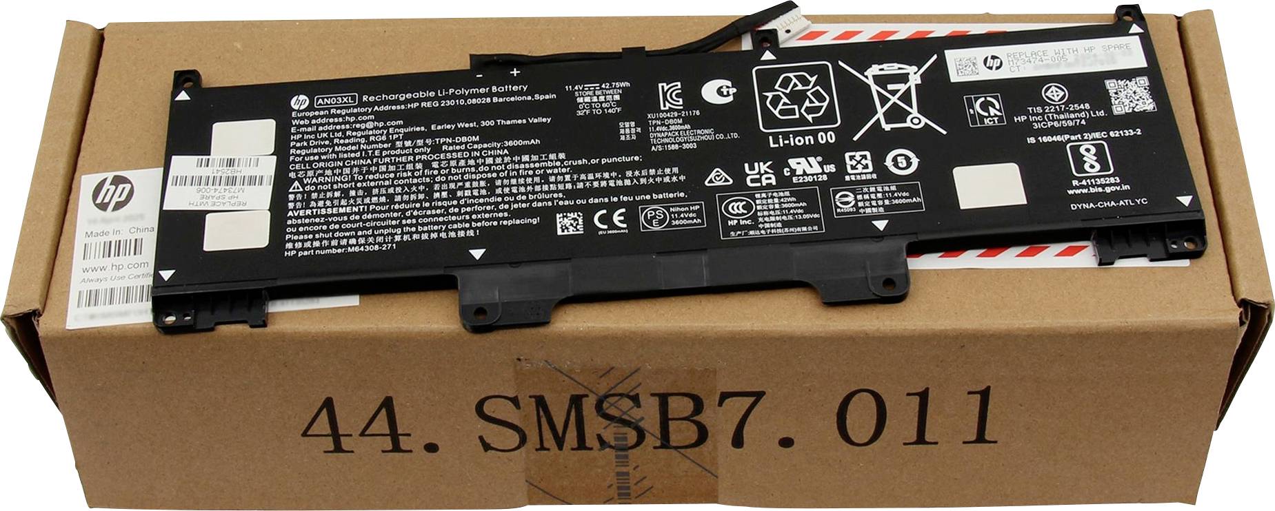 HP Notebook-Akku Akku M73474-006 11.40 V 3600 mAh HP