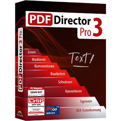 Markt & Technik PDF Director 3 PRO Vollversion, 3 Lizenzen Windows PDF-Software
