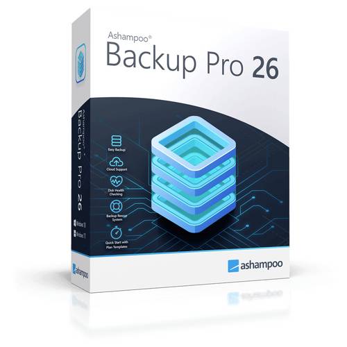 Markt & Technik Ashampoo Backup Pro 26 Vollversion, 1 Lizenz Windows Backup-Software