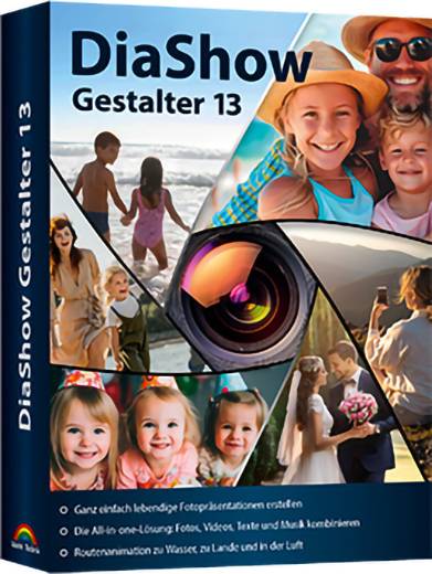Markt & Technik Diashow Gestalter 13 Vollversion, 1 Lizenz Windows Videobearbeitung