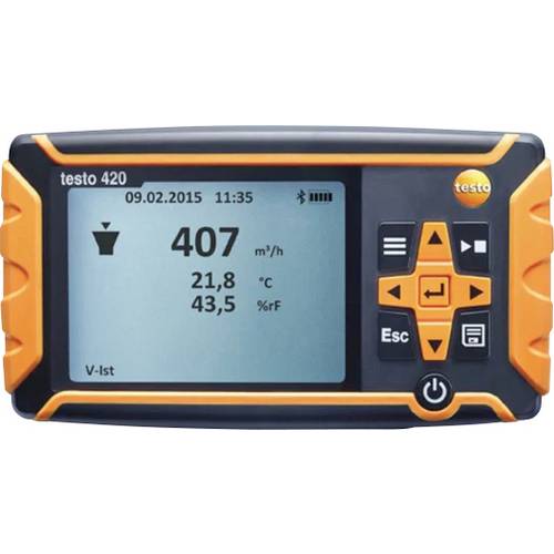 testo 0560 0420 testo 420 - Differenzdruckmessgerät für 0...120 Pa Differenz-Druckmessgerät Druck -120, 0.1, 700 - 120, ...