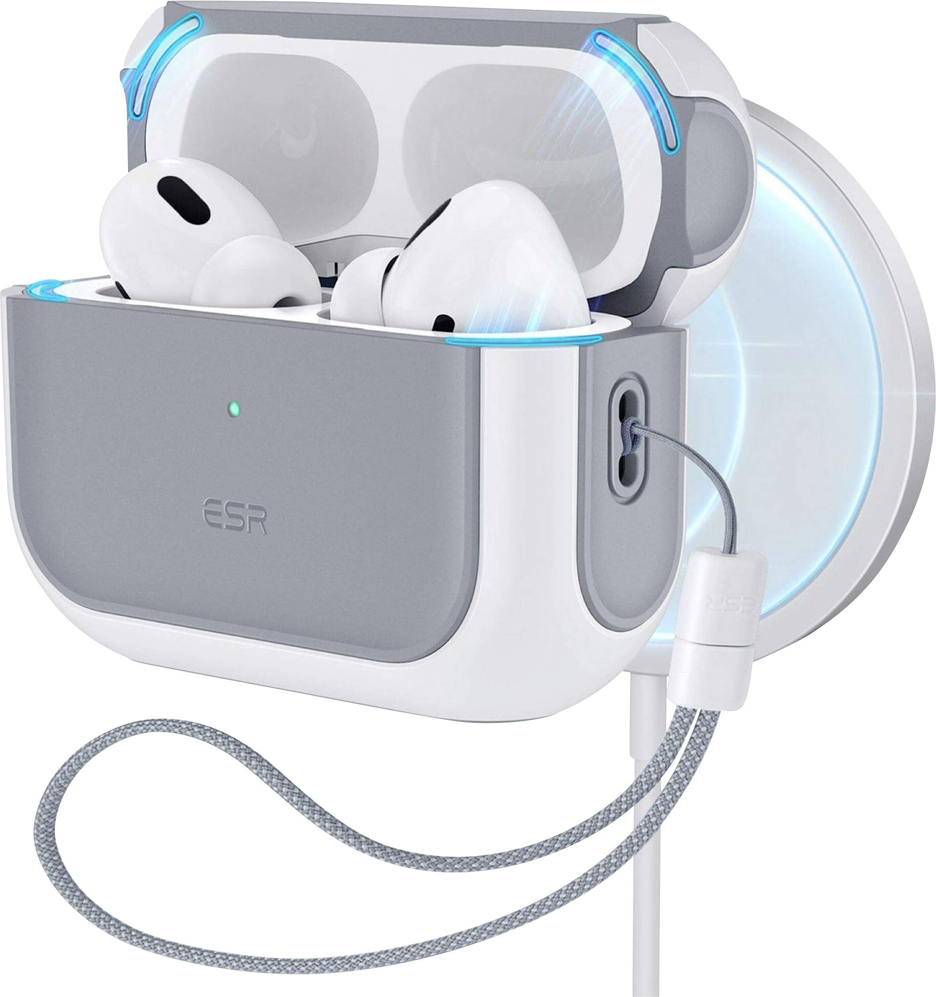 ESR ESR Orbit Hybrid HaloLock Case   Apple A Schutzhülle für Ladecase Weiß