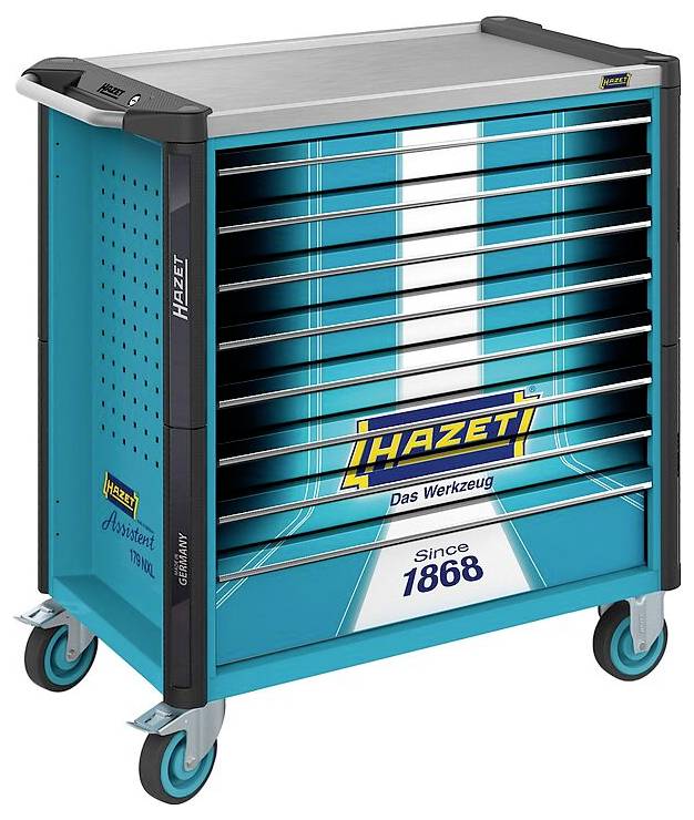 Hazet 179NXL-8S1 Werkstattwagen Herstellerfarbe: Blau, Schwarz