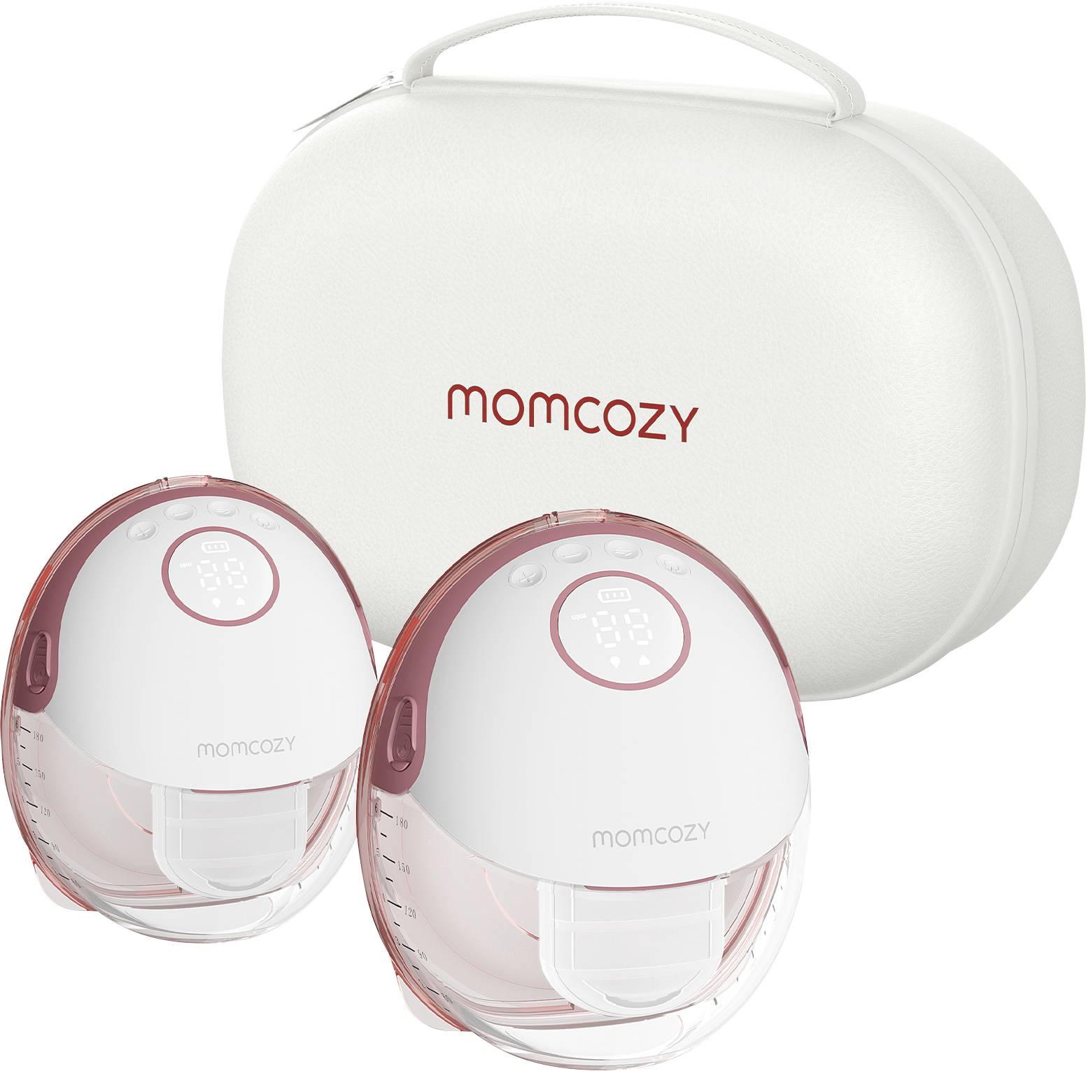 momcozy M6 Milchpumpe Weiß, Pink180 ml Elektronisch