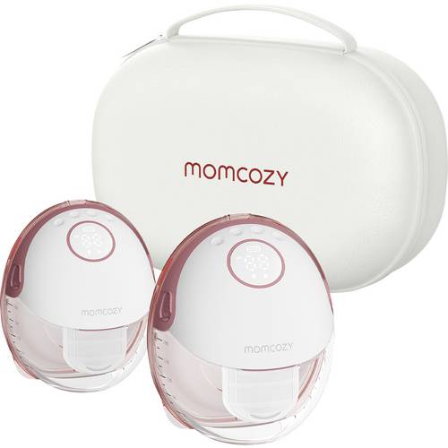 momcozy M6 Milchpumpe Weiß, Pink180 ml Elektronisch