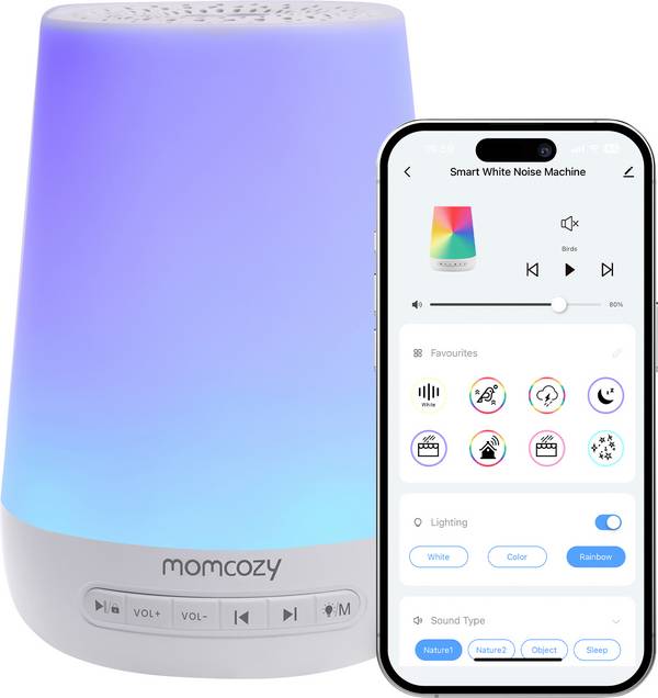 momcozy  Mini Lautsprecher  Weiß