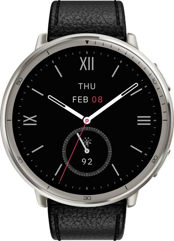 Amazfit Active 2 NFC Round Premium Smartwatch Schwarz