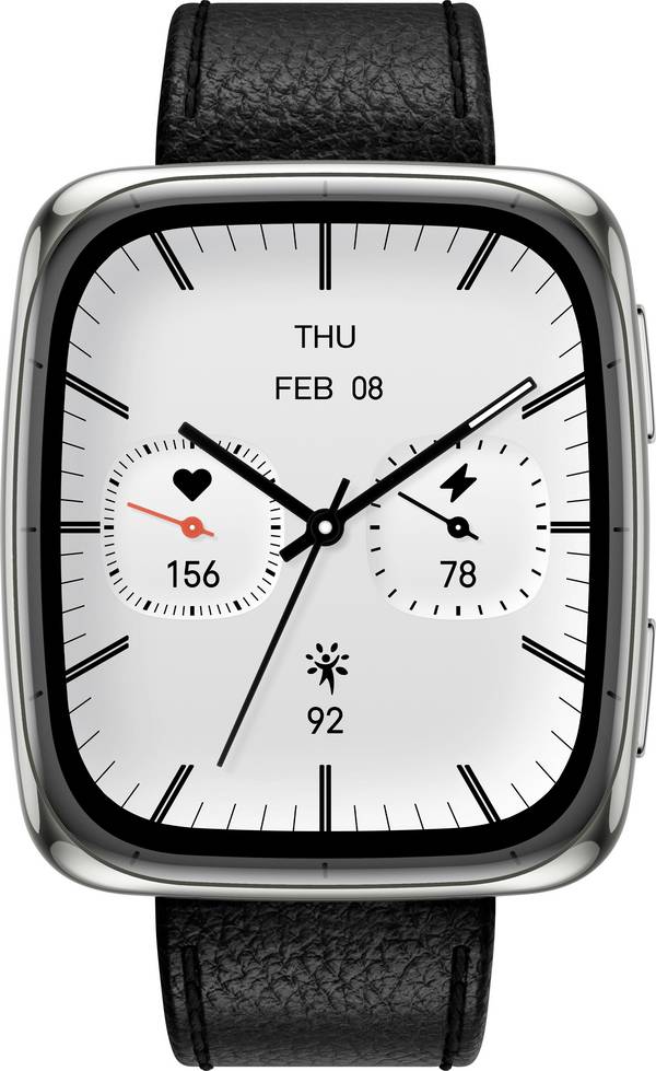 Amazfit Active 2 NFC Square Premium Smartwatch Schwarz