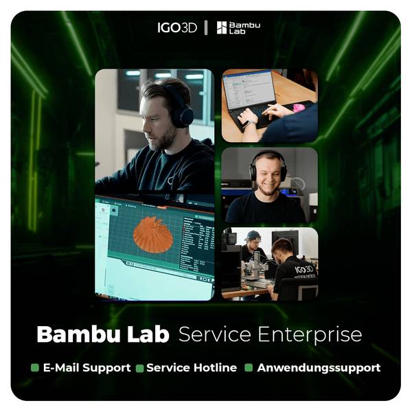 IGO3D Service Enterprise BambuLab Passend für (3D Drucker): BambuLab