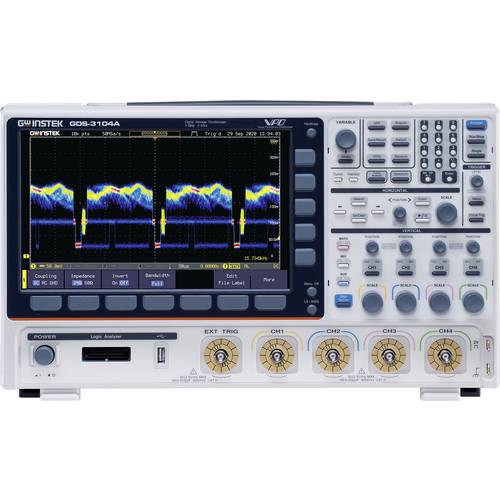 GW Instek GDS-3104A Digital-Oszilloskop 1 GHz 5 GSa/s 200 Mpts 8 Bit 1 St.
