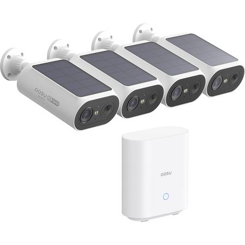 Aosu C8E-4H AOS-C8E0.WAEU04000 WLAN, Kabelgebunden IP Überwachungskamera-Set 1296 x 2304 Pixel